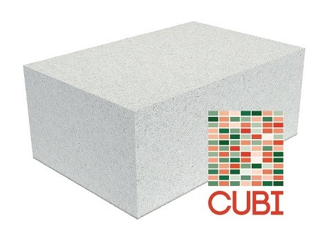 Газобетонный блок CUBI D400 B2,0 F100 625х200х400 ровный